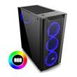 EVOLVEO Ptero Q1, case ATX , x RGB Rainbow Ring 120mm ventilátory , 2x 2,5 " SSD