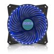 EVOLVEO ventilátor 120mm, LED 33 bodů, modrý