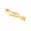 GEMBIRD CABLEXPERT Kabel USB A Male/Micro B + Type-C + Lightning, 1m, opletený, zlatý, blister