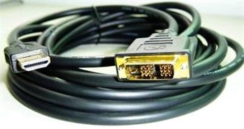 GEMBIRD Kabel HDMI-DVI 1,8m, 1.3, M/M stíněný, zlacené kontakty