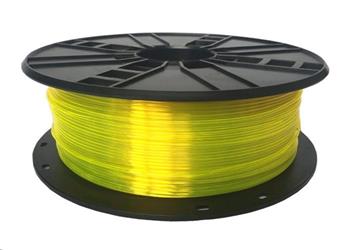 GEMBIRD Tisková struna (filament), PETG, 1,75mm, 1kg, žlutá