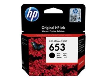 HP 653 Black Original Ink Advantage Cartridge