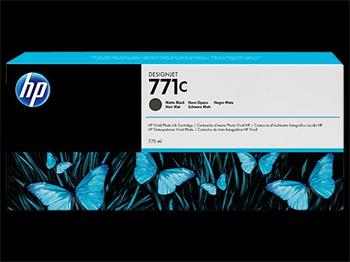 HP B6Y07A No. 771C Black Matte Ink Cart pro DJ Z6200/Z6600/Z6800, 775 ml