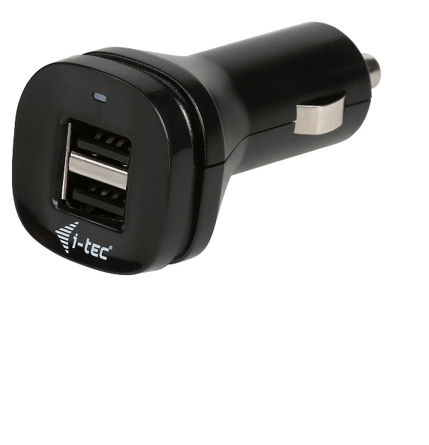 i-Tec USB High Power CAR Charger 2.1A (iPad ready) - autonabíječka pro USB zař.