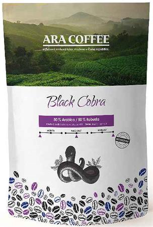 Jamai Café Pražená zrnková káva - ARA COFFEE Black Cobra (800g)