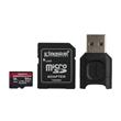 KINGSTON 64GB microSDHC Canvas React Plus 280R/160W U3 UHS-II V90 Card + SD Adptr + čtečka