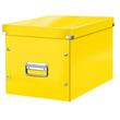 LEITZ Čtvercová krabice Click&Store, velikost L (A4), žlutá