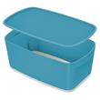LEITZ Úložný box s víkem MyBox Cosy, velikost S, klidná modrá