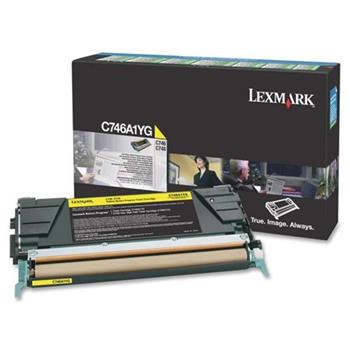 Lexmark C746, C748 Yellow Return Program Toner Cartridge (7K)