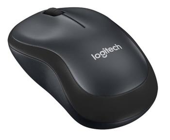 Logitech myš Wireless M220 Silent, optická, bezdrátová, 3 tlačítka, černá, 1000dpi