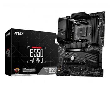 MSI B550-A PRO, AM4, AMD B550, 4x DDR4, ATX