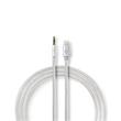 Nedis CCTB39940AL10 - Apple Lightning Sluchátkový Kabel s Adaptérem | Apple Lightning 8kolíková zástrčka – 3,5 mm Zástrčka | 1 m |