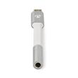 Nedis CCTB65950AL008 - USB-C Adaptér | USB-C Zástrčka – 3,5 mm Zásuvka | 0,08 m | Hliníkový