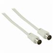 Nedis CSGP40200WT30 - Koaxiální Kabel 90 dB | IEC (Koaxiální) Zástrčka - IEC (Koaxiální) Zástrčka | 3 m | Bílá barva