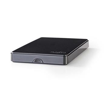 Nedis HDDE25100BK - Přenosný Box Pro Pevný Disk | 2.5 " | Připojení SATA II | USB 2.0