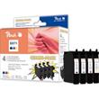 PEACH kompatibilní cartridge Epson T0895 MultiPack, Black, Cyan, Magenta, Yellow, 8,1 ml, 3x 6,2 ml