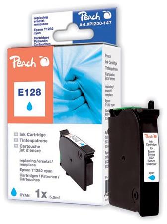 PEACH kompatibilní cartridge Epson T1282, Cyan, 6,2 ml