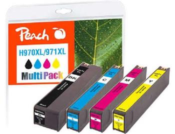 PEACH kompatibilní cartridge HP OJ X451, 970XL/971XL, MultiPack, REM,PI300-5225, bk, c, m, y, 1x250/3x110ml,
