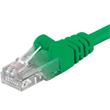 Premiumcord Patch kabel CAT6a S-FTP, RJ45-RJ45, AWG 26/7 0,25m zelený