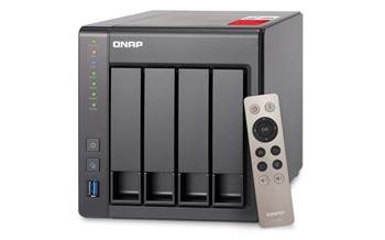 QNAP TS-451+ Turbo NAS Server, 2,4 GHz QC/2GB/4xHDD/2xGL/HDMI/USB 3.0/R0,1,5,6/iSCSI/DO