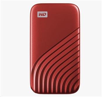 SanDisk WD My Passport SSD externí 2TB , USB-C 3.2 ,1050/10000MB/s R/W PC & Mac ,Red