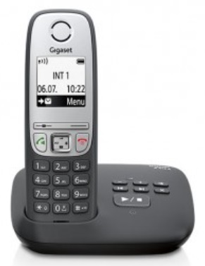 SIEMENS Gigaset A415A - DECT/GAP bezdrátový telefon se záznamníkem, barva černá