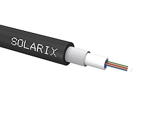 Solarix Univerzální kabel CLT Solarix 08vl 50/125 LSOH Eca OM2 černý SXKO-CLT-8-OM2-LSOH