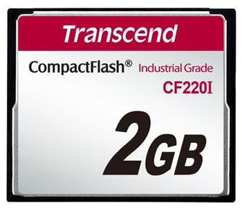 Transcend 2GB INDUSTRIAL TEMP CF220I CF CARD (SLC)