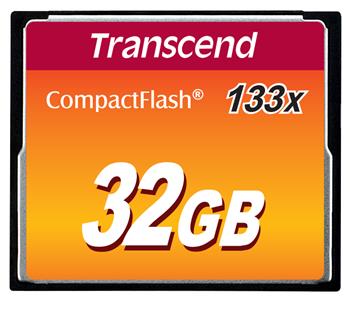 Transcend 32GB CF (133X) paměťová karta (MLC)
