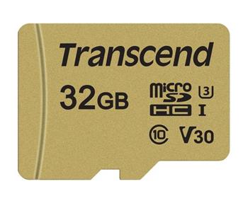 Transcend 32GB microSDHC 500S UHS-I U3 V30 (Class