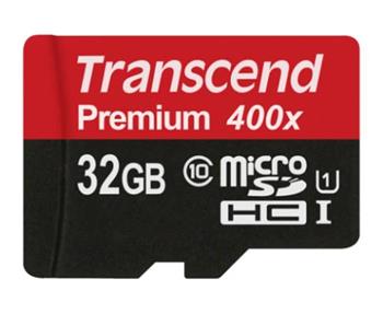 Transcend 32GB microSDHC UHS-I 400x Premium (Class