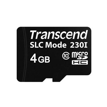 Transcend 4GB microSDHC230I (Class 10) 3D TLC (SLC