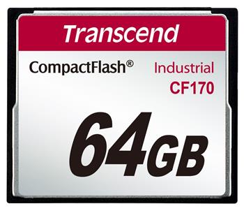 Transcend 64GB INDUSTRIAL CF CARD CF170 paměťová k
