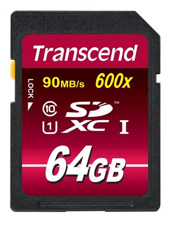 Transcend 64GB SDXC (Class 10) UHS-I 600x (Ultimat