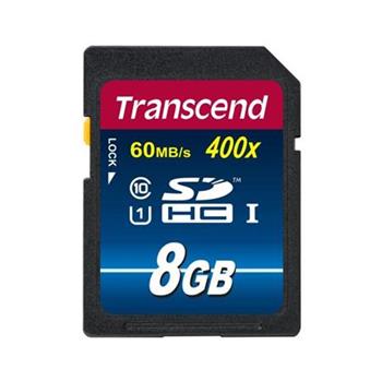 Transcend 8GB SDHC (Class10) UHS-I 400X (Premium)