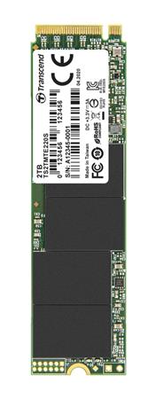TRANSCEND MTE220S 2TB SSD disk M.2 2280, PCIe Gen3 x4 NVMe 1.3 (3D TLC), 3500MB/s R, 2900MB/s W