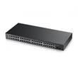 Zyxel GS1900-48, 50-port Gigabit Web Smart switch: 48x Gigabit metal + 2x SFP, IPv6, 802.3az (Green), Easy set up wizard